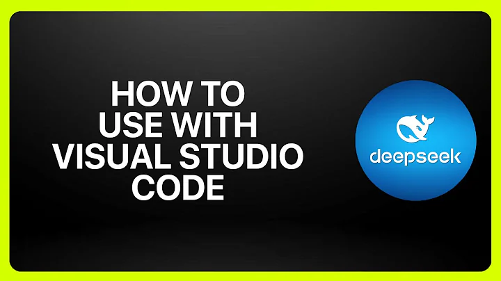 How To Use Deepseek With Visual Studio Code 2025! Tutorial