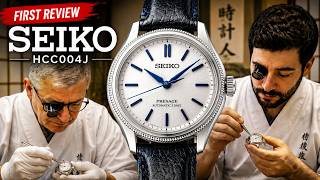 New Seiko Presage Hcc004j Review  Master Watchmakers Examine Seikos Silk Dial Masterpiece