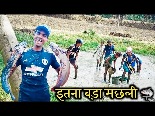 Aaj Machhali 🦈 Pakadne Aa Gye 😁 Village Fishing Vlog ! Roshan Rathia class=