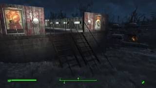 Fallout 4 contraptions gun range  with logic switch & fireworks