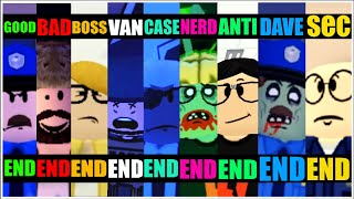 Field Trip Z - All 9 Endings   LOCKED UP ENDING! [ROBLOX]