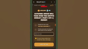 Altcoins: Which Will Take Over the Crypto World? | Part 3 of 6 | MemeFi | MemeFi Code |
