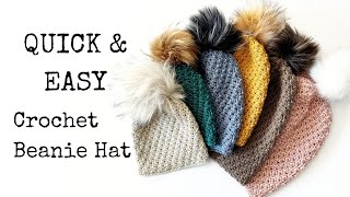 Easy Crochet Voyager Slouch Hat Tutorial 🌟 Adult Size
