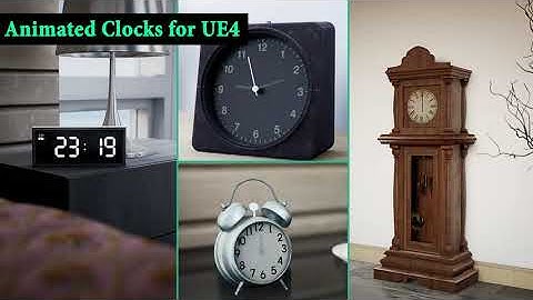 Animated Realtime clocks for UE4