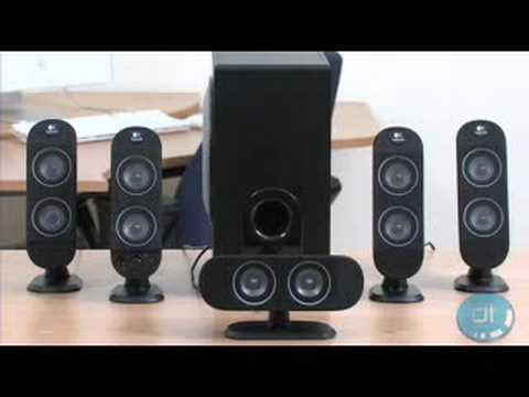 Logitech X-530 PC Speakers Review - YouTube