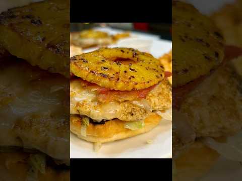 Pineapple Chicken Burgers