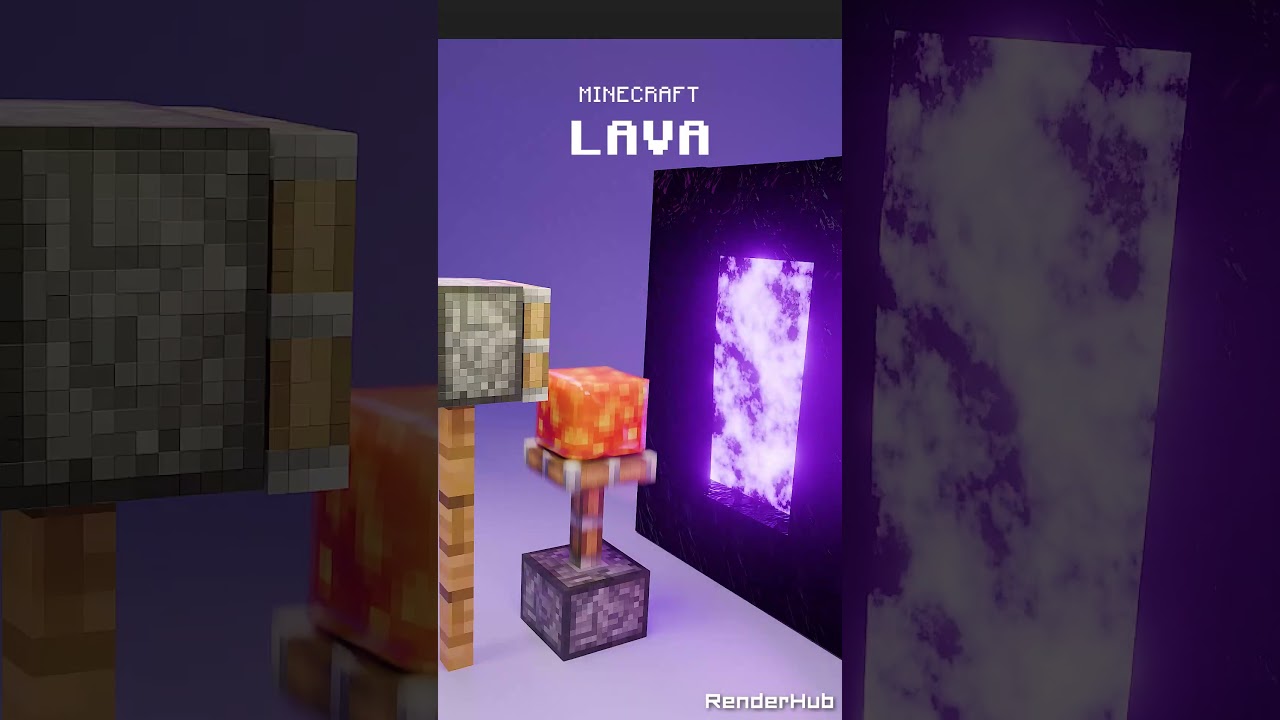 Minecraft vs Real Life 3D Simulations! 🤯