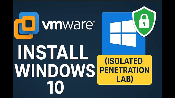 Install Windows 10 on VMware for a 2025 Penetration Lab