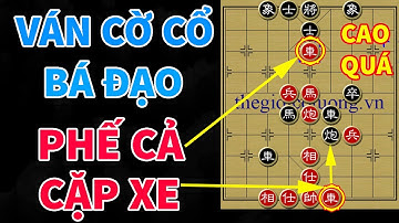 Cao Thủ Xem Cũng Giật Bắn Người Với Màn Phế Cặp Xe Kiểu Này - Ván Cờ Tướng Ly Kỳ Chưa Rõ Gốc Tích