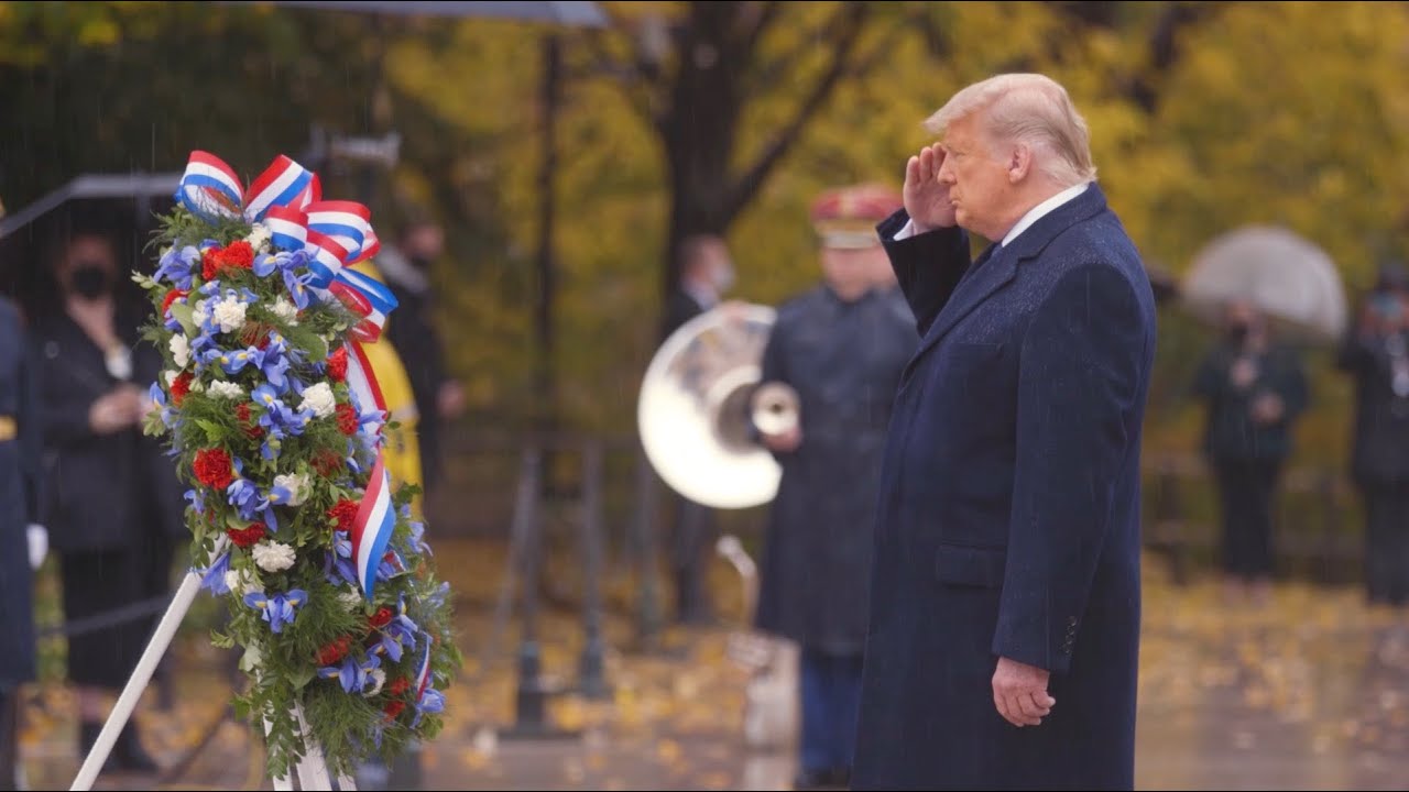 President Trump and The First Lady Attend a National Veterans Day Observance