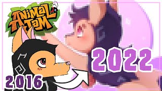 Re-Drawing My First Animal Jam Masterpiece 🌿💜 | AJ Gameplay & Speedpaint
