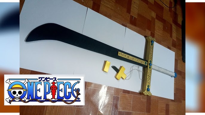 One Piece Dracule Mihawk Yoru sword How to Build DIY Cosplay