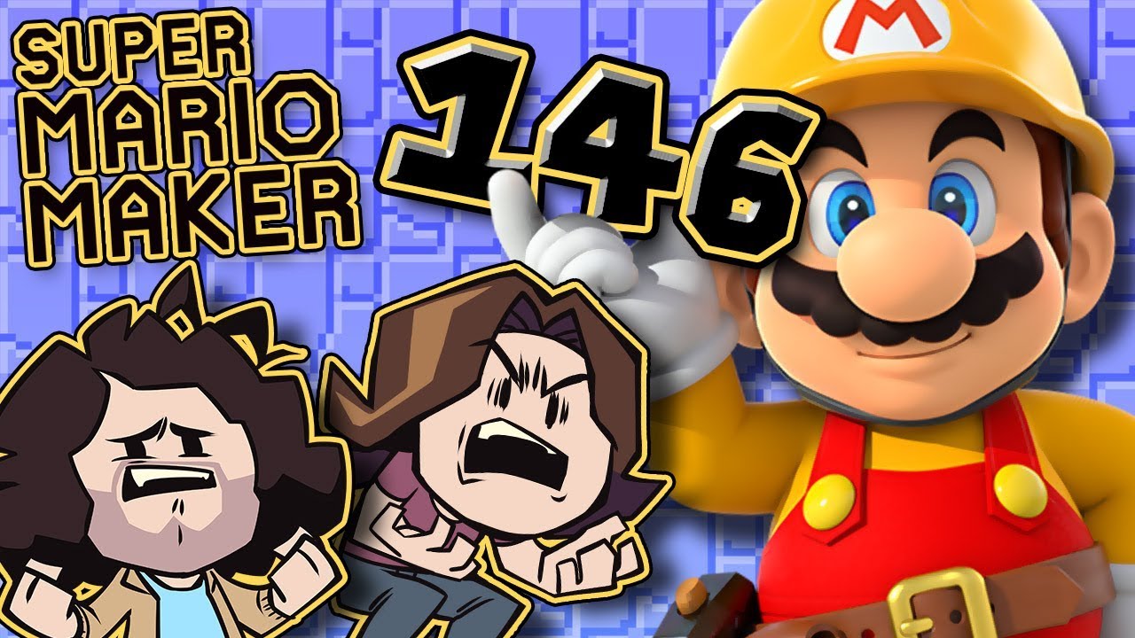 hard mario maker levels codes Super Mario Maker: Springy Anger - PART 146 - Game Grumps