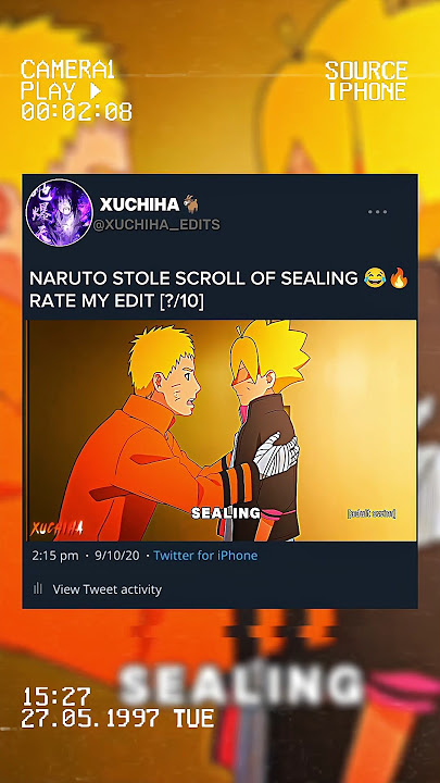 Boruto didn't know that it was Naruto 😂🔥 #naruto #anime #shorts