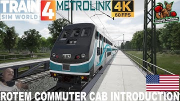 Rotem Commuter Cab Car Introduction - Train Sim World 4 - IN 4K 60FPS HD