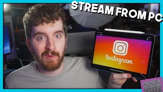 How to get the best stream quality for Instagram [STREAM TO INSTAGRAM FROM PC TUTORIAL OBS STUDIO]