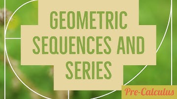 MA141 9.3 Geometric Sequences and Series