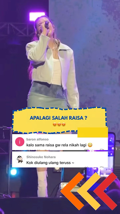 APALAGI COBA SALAH RAISA ? 😍😂 #shorts #viral #viralmusic