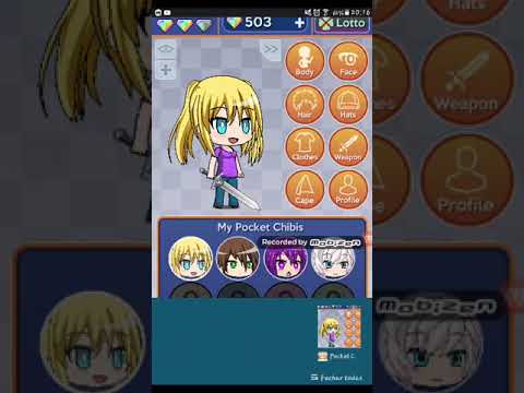 fofuras no mini gacha studio  pocket chibi  anime dress up