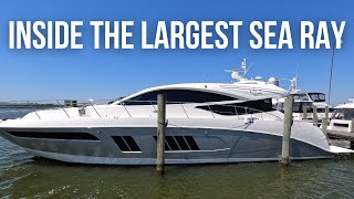 Touring the MOTHER OF ALL SEA RAYS  $1,500,000 Sea Ray L650 Yacht Tour