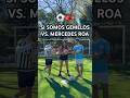 Reto de Futbol con Mercedes Roa ⚽️🥊 #sisomosgemelos #futbol #reto #challenge