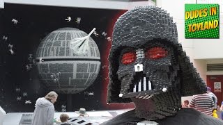 Star Wars MINILAND at Legoland California 2016 - lego toy videos for children