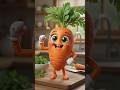 🍅🥕🥦 टमाटर, गाजर और ब्रोकली की मजेदार बातें | AI Talking Food Hindi | Healthy Food Animation 😂