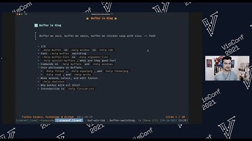 vimconf.live [2021]: Buffer is King