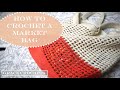 Crochet Market Bag Video Tutorial EASY