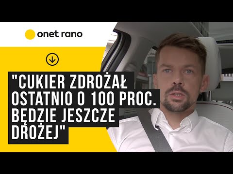 Kołodziejczak: cukier zdrożał ostatnio o 100 proc. Będzie jeszcze drożej