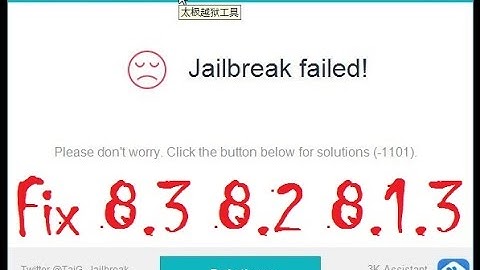 TaiG Jailbreak stuck at 20% or getting error -1101? Try this Fix on ios 8.3