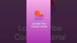 Lovable Vibe Coding Tutorial #ai #coding #developer #techtips