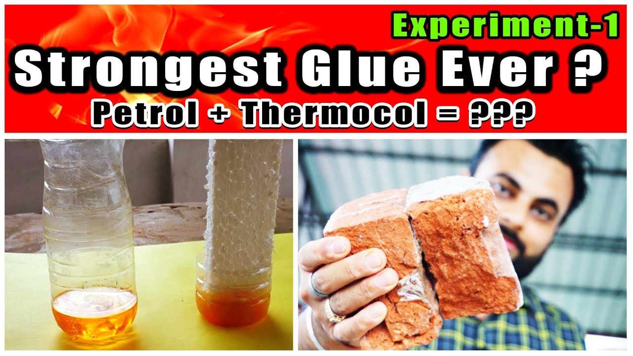Amazing experiment with glue home made strongest glue YouTube