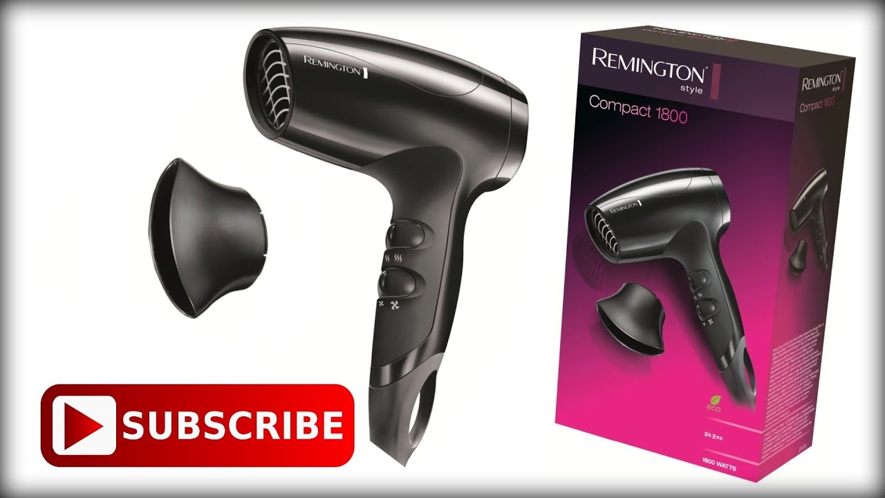 Remington Compact 1800 | ECO Travel Hair Dryer D5000 | Best Budget Hair  Dryer | UNBOXING | 2021 - YouTube