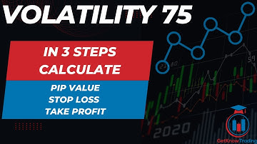 Volatility 75 Index - Calculate the Pip Value and Stop Loss and Take Profit