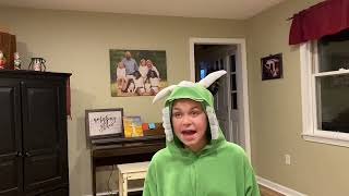 Norah Primack—Somewhere Over the Rainbow…..while dressed as Mike Wazowski 🤣.