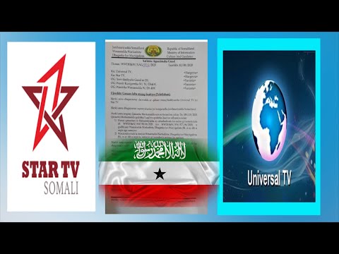 Xukuumada Somaliland Oo Ganaax Dul-Dhigtay Tv.yada Star Universal.Tv