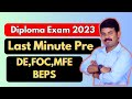 l🚀 Last-Minute Preparation Guide for Karnataka Diploma Exam 2023! 📚⚡️