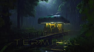 T E R M I N A L | Relaxing Ethereal Ambient with Immersive 3D Rain [4K] 12 HOURS