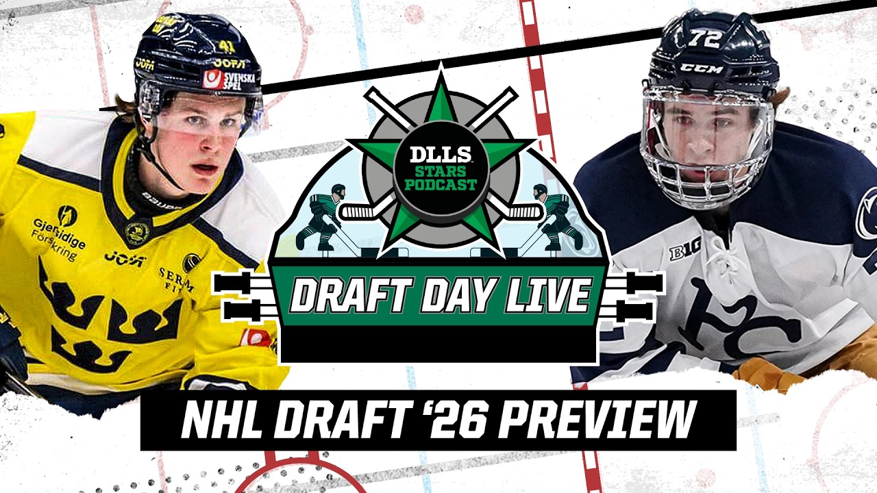 NHL Draft Is TONIGHT, But Jason Robertson Continues To Dominate NHL News Cycle | DLLS Stars Podcast