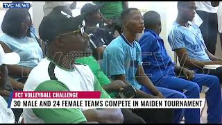 30 Male, 24 Female Teams Compete In Maiden Edition Of FCT Volleyball Challenge