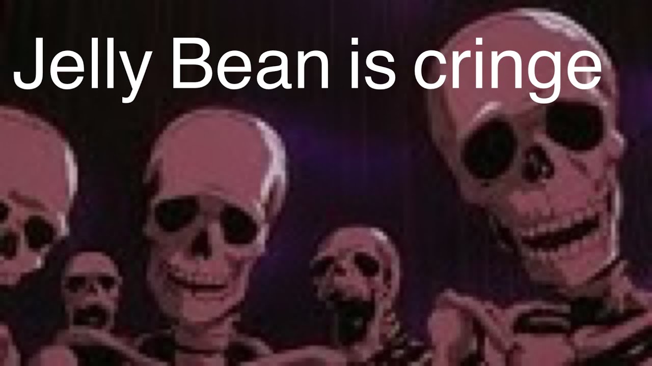 Skeletons roasting Jelly Bean YouTube