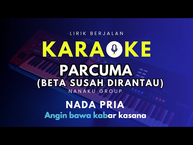 Karaoke Lagu Ambon - PARCUMA  (Beta Susah Dirantau),Karaoke HD,Nada Pria || Nanaku Group class=