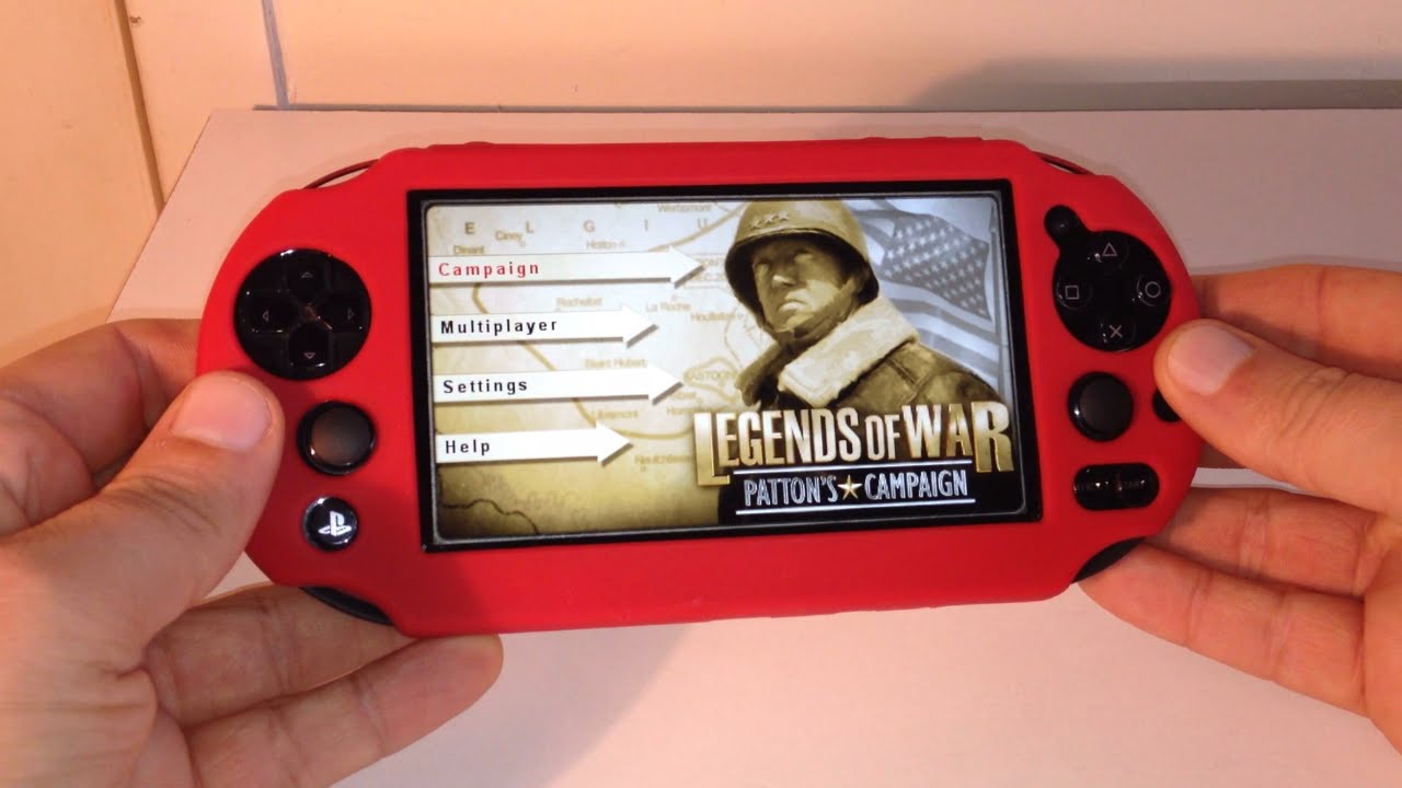 Legends of War Patton's Campaign For PS Vita w/ BLIND Gameplay