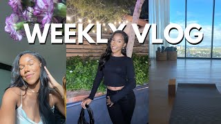 Vlog: Deep Cleaning My Apartment + Flight Attendant Update + Baking and Getting Glam