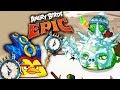 Angry Birds Epic БИТВА с ОТМОРОЖЕННЫМИ СВИНЬЯМИ за ЗОМБИ ЯБЛОКИ Приключения Злых Птичек ЭНГРИ БЕРДС