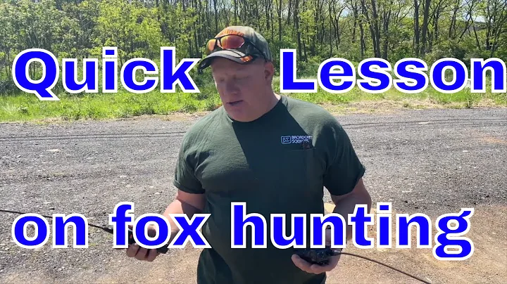 Quick Lesson on radio transmitter fox hunting