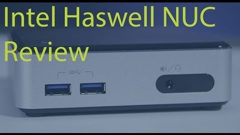 Intel NUC D54250WYK SFF System Review - Haswell Update