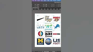 Create a logo image grid in InDesign #shorts #graphicdesign