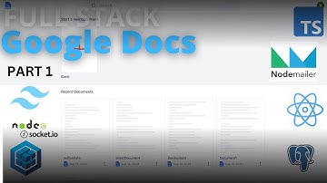 1 - Google Docs Clone | Real Time Collaboration | React | TailwindCSS | Socket.io | TypeScript